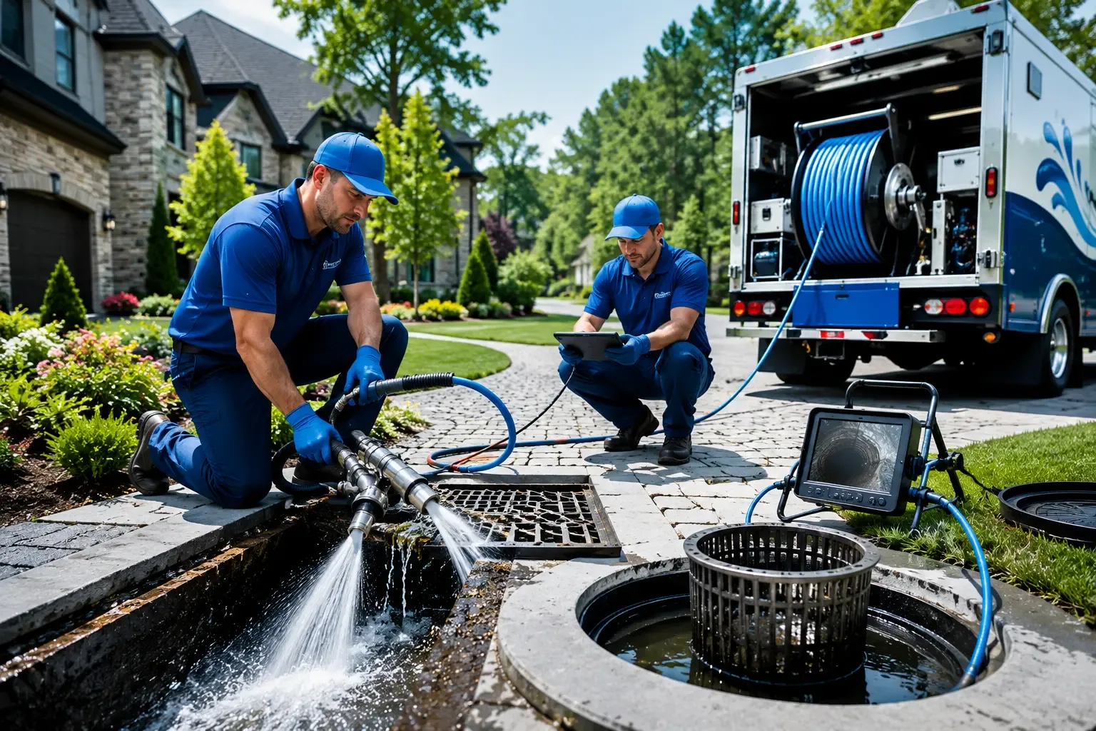 Local outdoor drain cleaning professionals in Larsen, WI