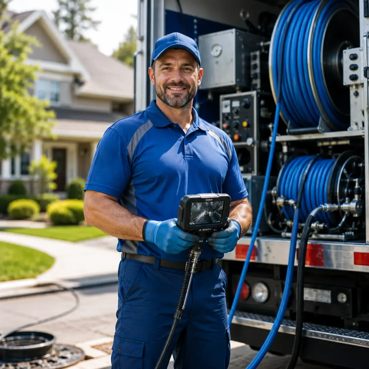Local outdoor drain cleaning specialists in Larsen, WI